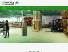 Tablet Screenshot of modernabrasives.net